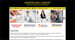 Desktop Screenshot of capsys.cl